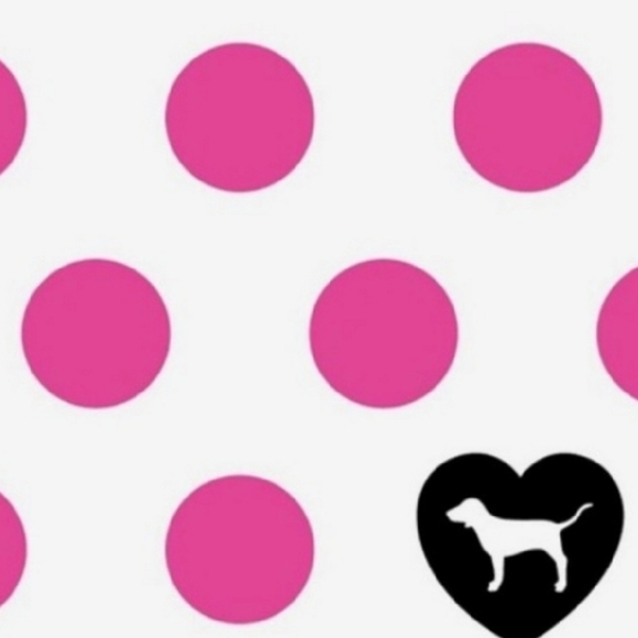 Victoria's Secret PINK Vintage Rhinestone Crystal Give Love V Neck Tee Shirt EUC - Picture 9 of 9